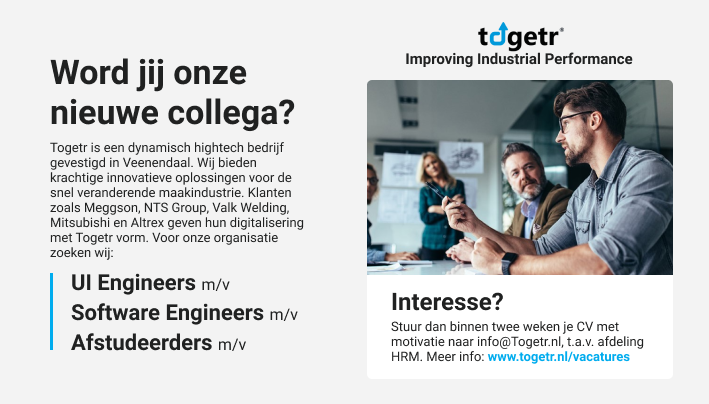 Openstaande vacatures Togetr